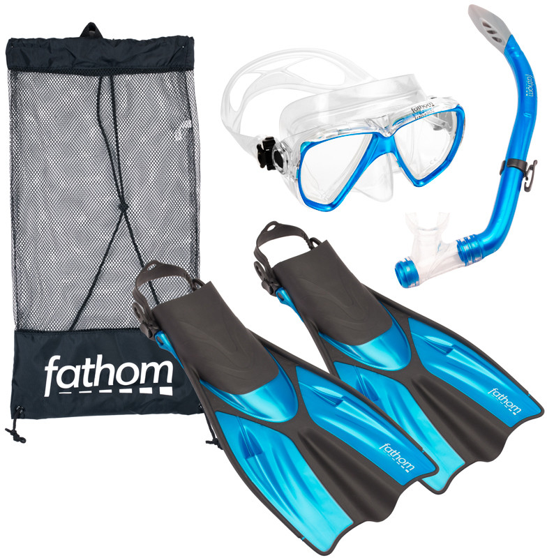 Fathom Los Cabos Mask, Snorkel and Fin Set