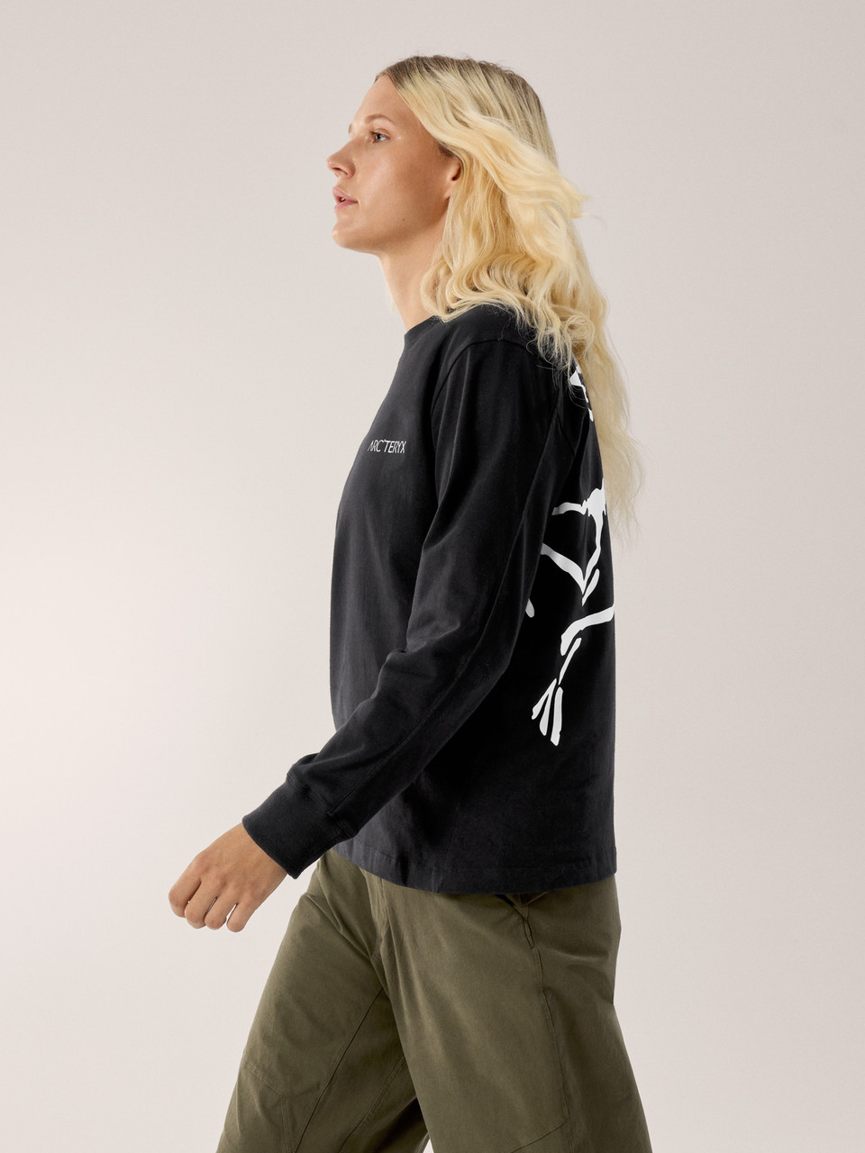Arc'teryx Kragg Heavyweight Cotton Bird Crew Long Sleeve - Women's