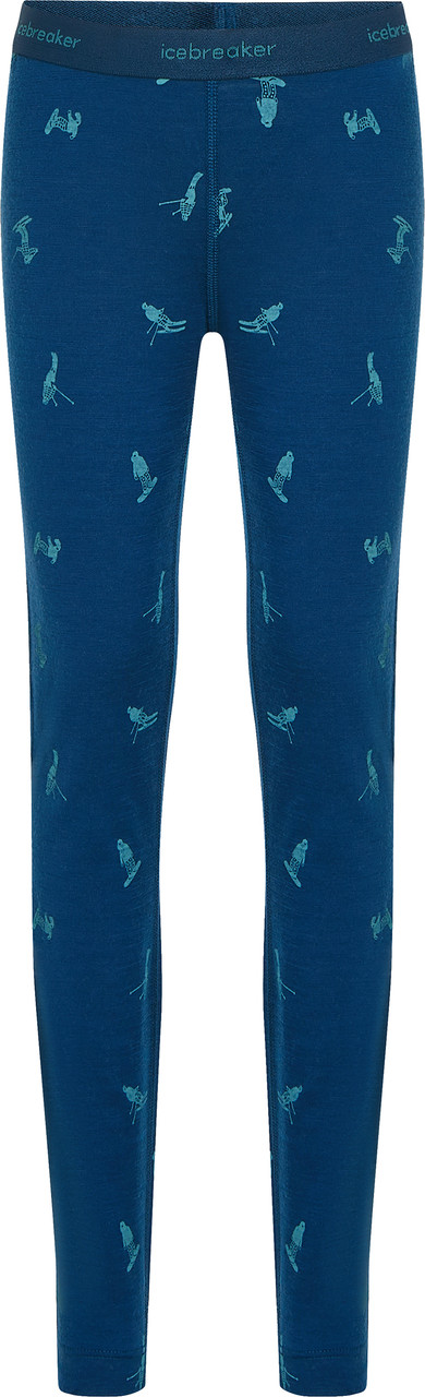 icebreaker Merino 200 Oasis Leggings Snow Day - Youths