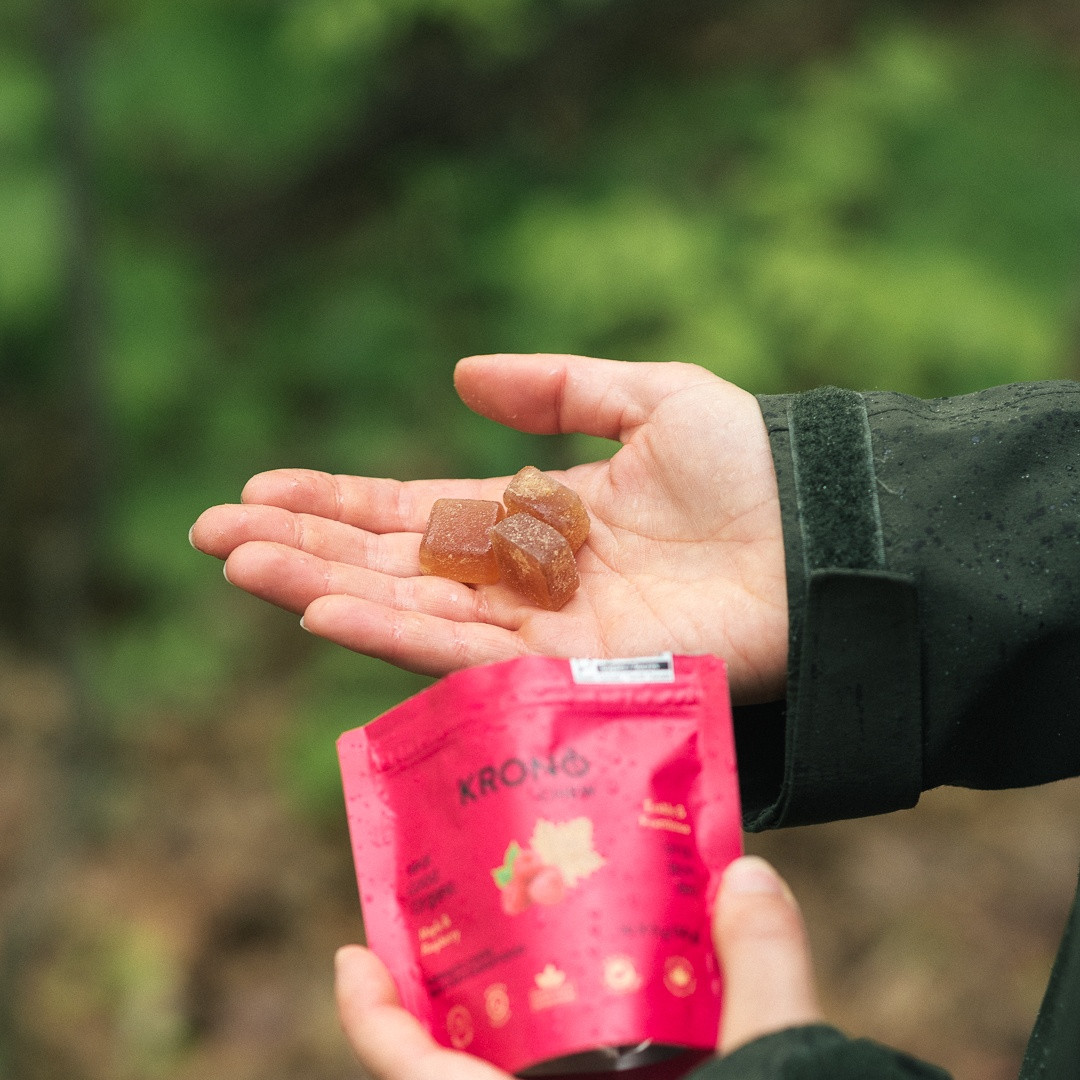 Krono Nutrition Energetic Chews Maple Raspberry