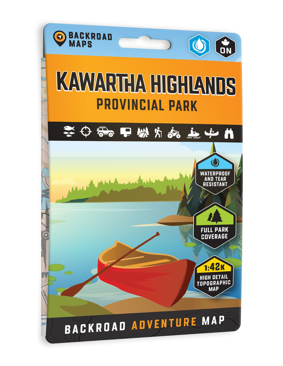 Backroad Mapbooks Kawartha Provincial Park Ontario