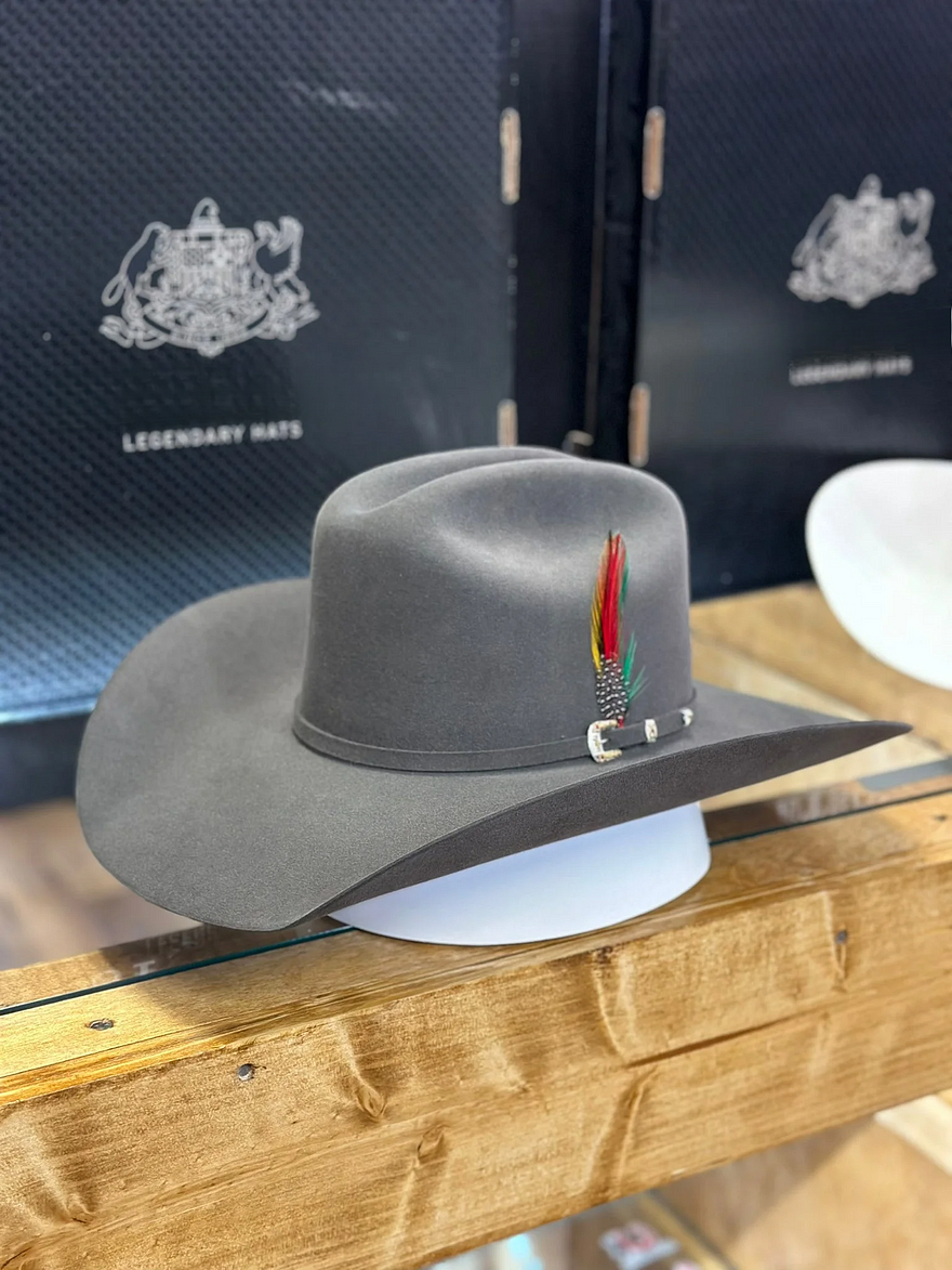 COWBOY HAT EL PATRON 30X CHARCOAL