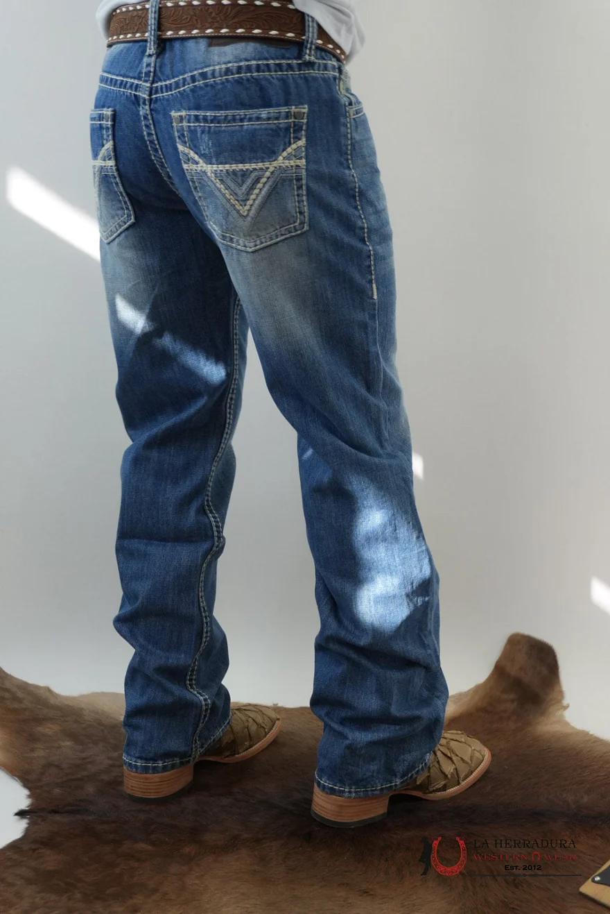 Relaxed Fit Light Navy Jeans - M051612