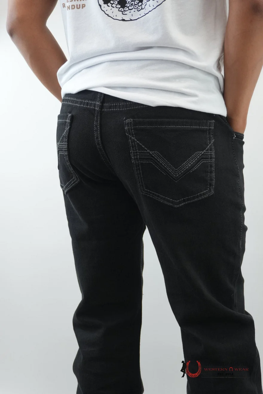 BLACK REVOLVER SLIM STRAIGHT JEANS BM1RD02484