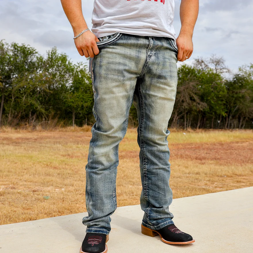 Men’s SA-037A Straight Fit Blue Jean