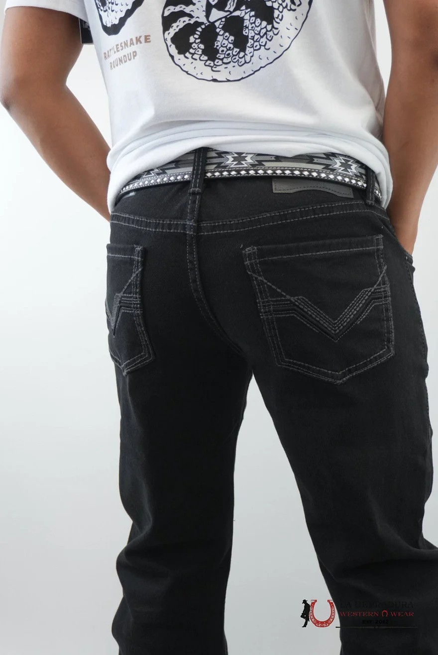 BLACK REVOLVER SLIM STRAIGHT JEANS BM1RD02484