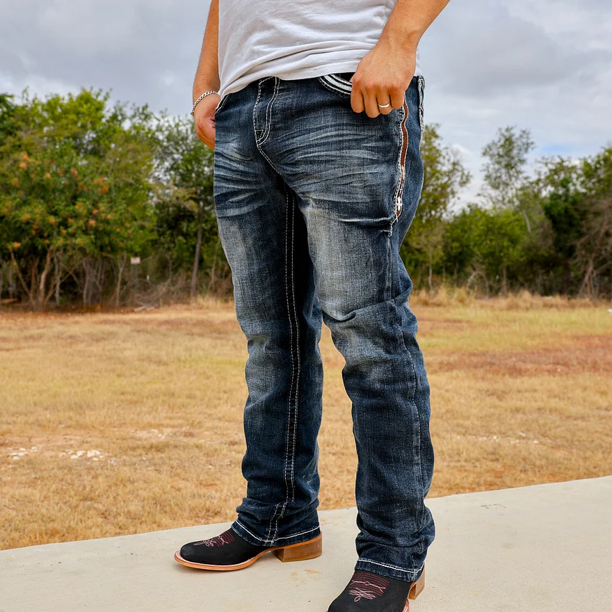 Men’s SA-037B Straight Fit Blue Jean