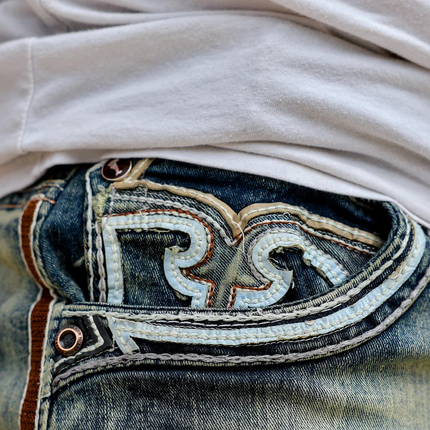 Men’s SA-037A Straight Fit Blue Jean