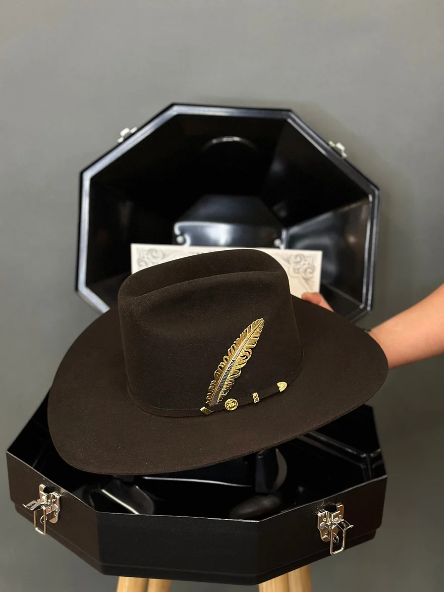 COWBOY HAT 100X EL PRESIDENTE CHOCOLATE COPA ALTA