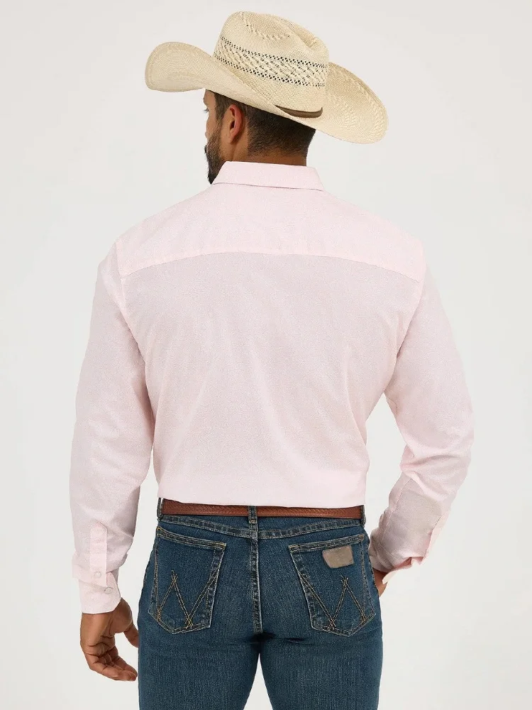 WRANGL SHIRT CLASSIC FIT PINK LONG SLEEVE 9682