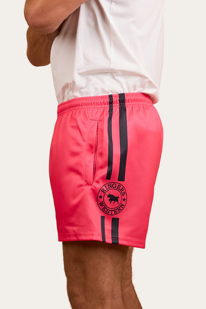Ringers Footy Shorts - Melon