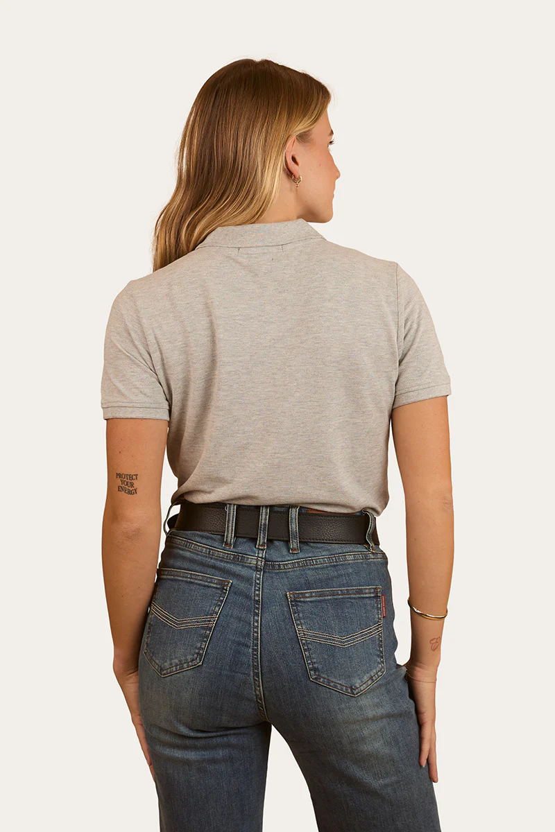 Custom Womens Polo - Grey Marle