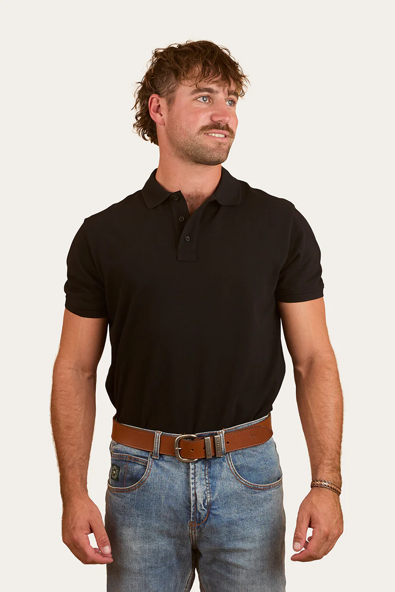 Custom Mens Polo - Black