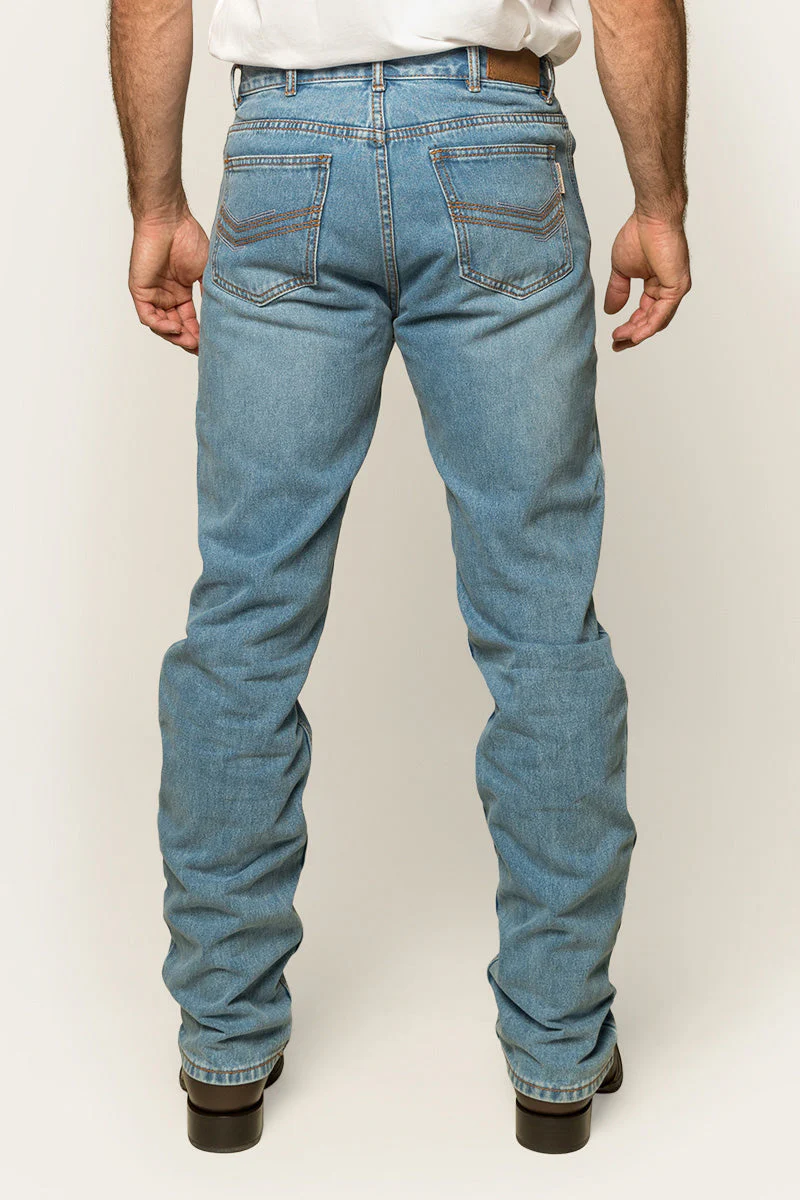 Barrington Mens Slim Fit Jean - Light Wash Blue