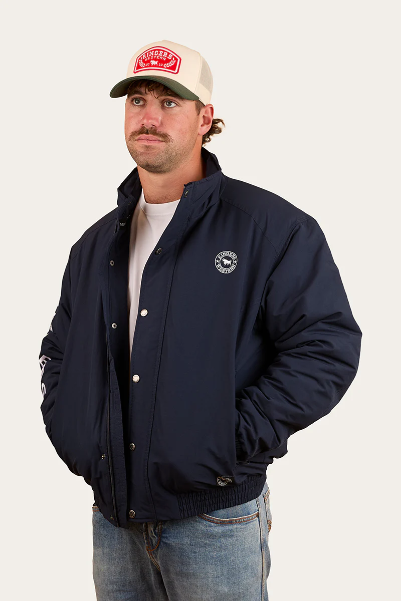 Kidman Mens Jacket - Navy/White