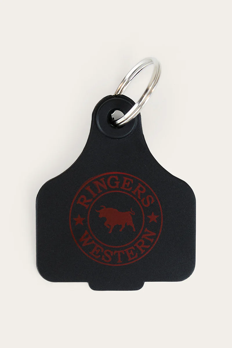 Cattle Tags - Black / Red