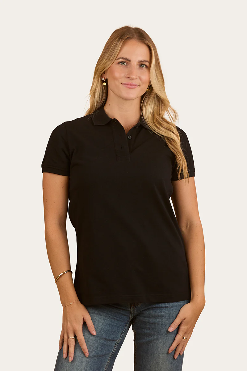 Custom Womens Polo - Black