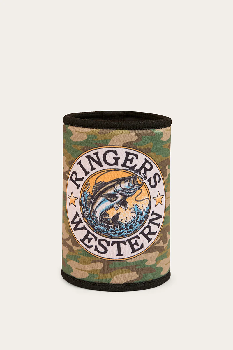 Buckin Barra Stubby Cooler - Camo