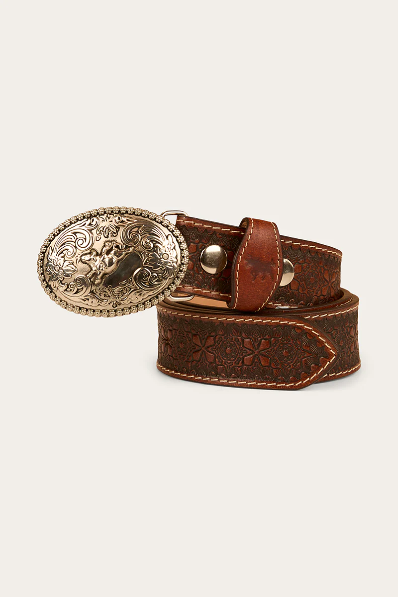 Dallas Belt - Brown / Silver
