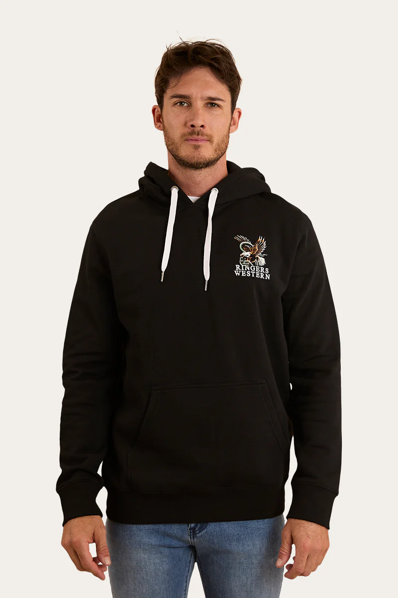 Eyrie Mens Pullover Hoodie - Black