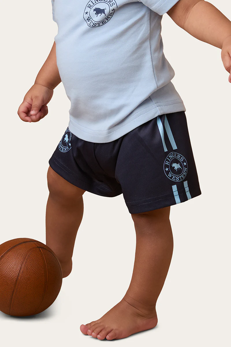 Ringers Babies Footy Short - Navy / Blue