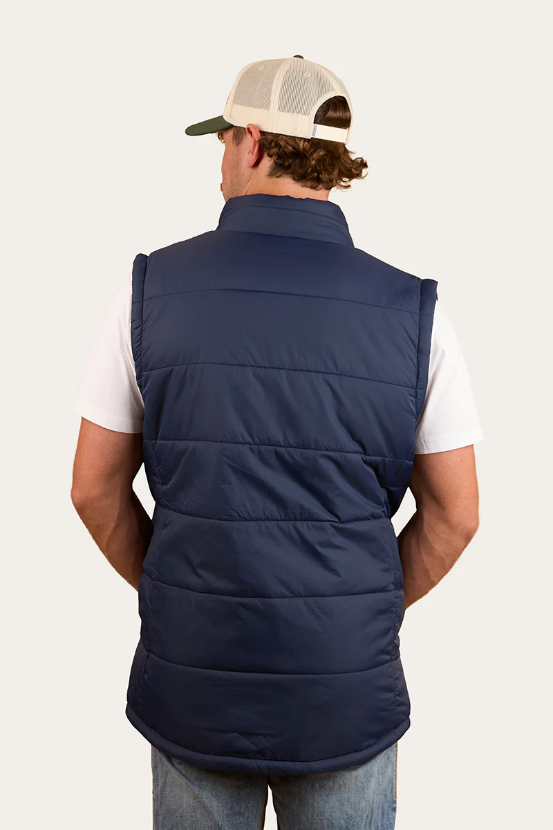 Trooper Mens Puffer Vest - Dark Navy