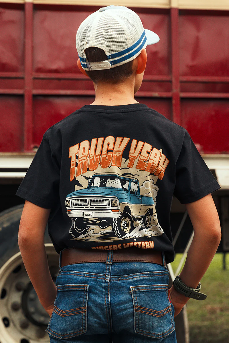 Truck Yeah Boys Classic Fit T-Shirt - Black