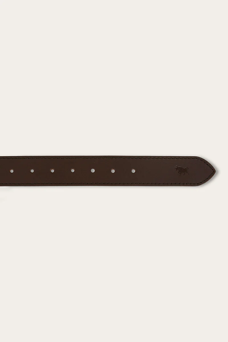 James Belt - Dark Brown / Silver