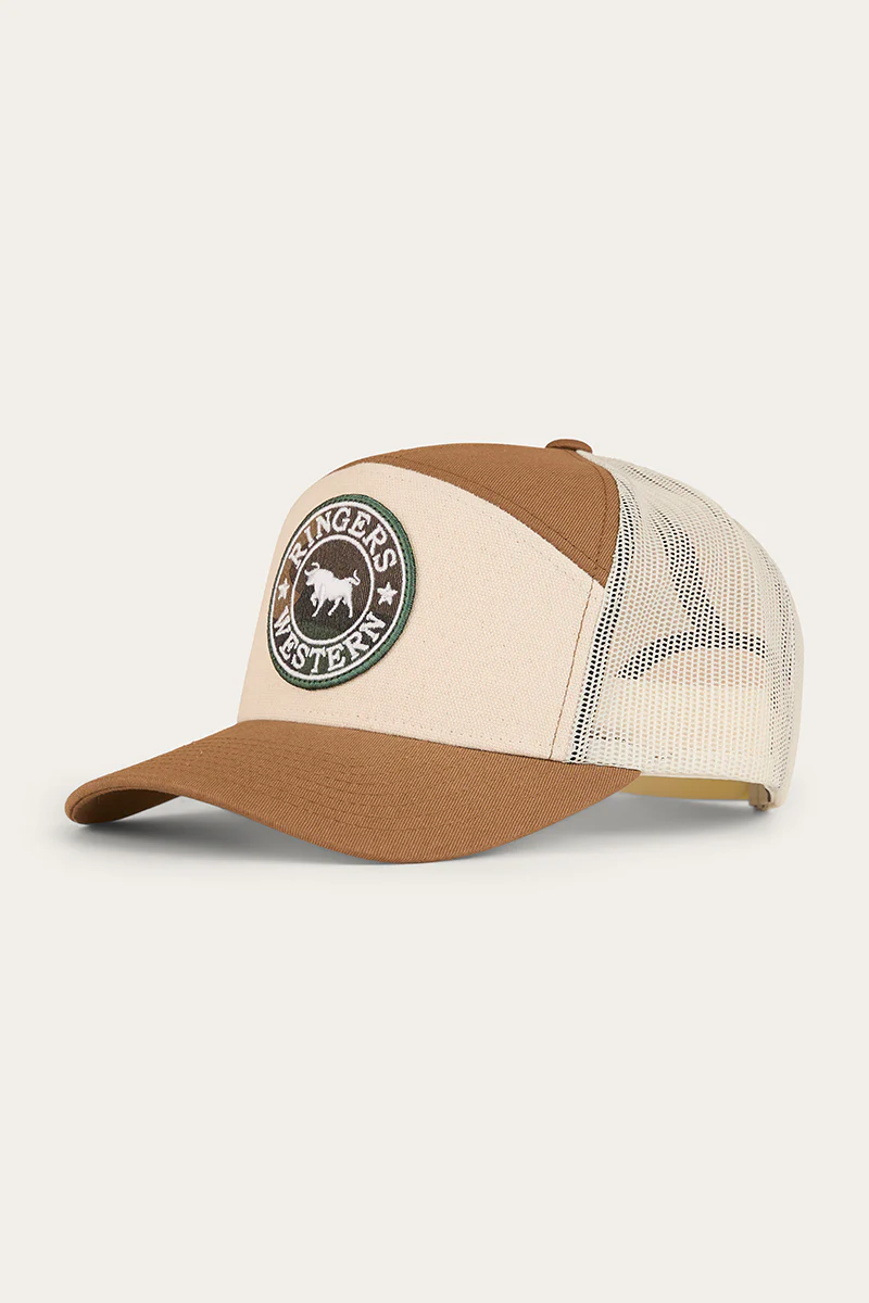 Axel 7 Panel Cap - Beige / Clay
