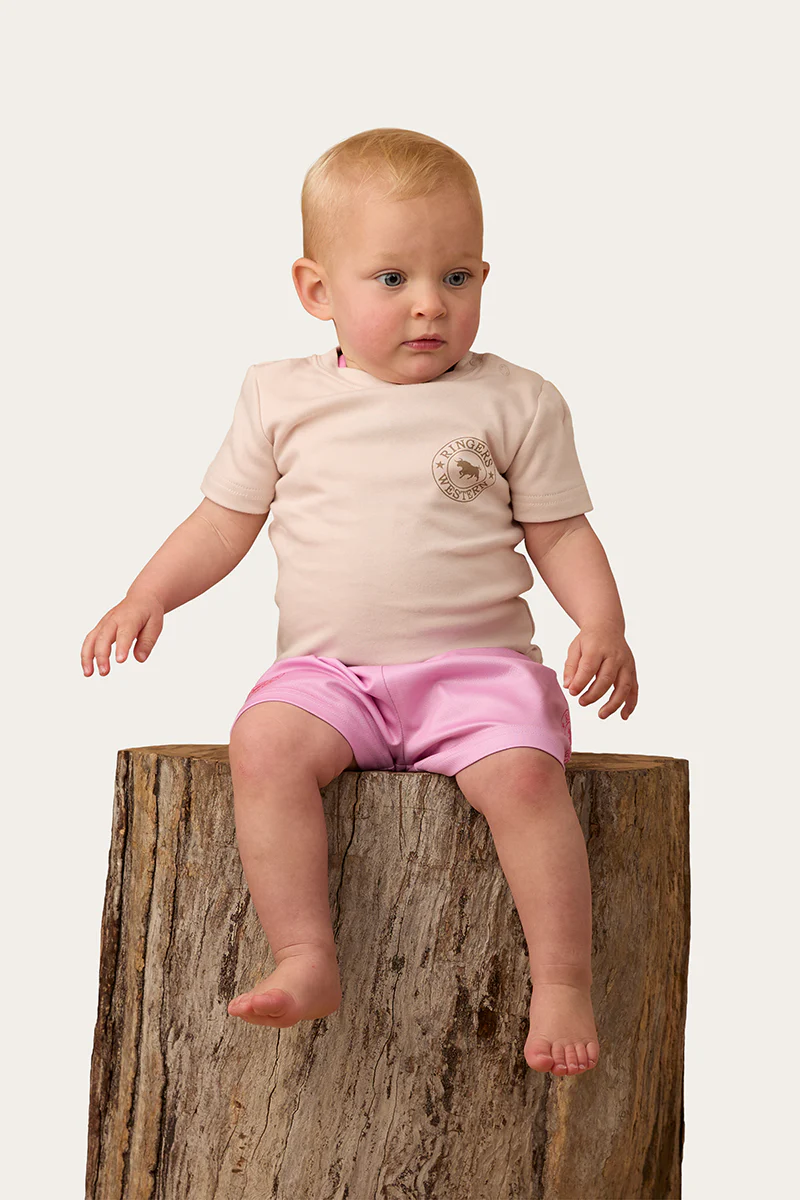 Signature Bull Babies T-Shirt - Beige / Clay