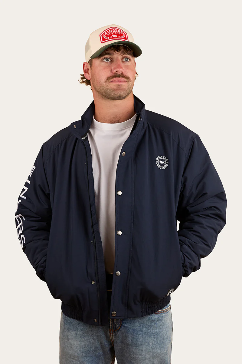 Kidman Mens Jacket - Navy/White