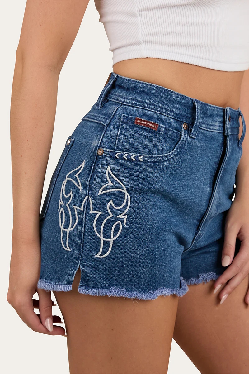 Gracie Womens Denim Short - True Blue