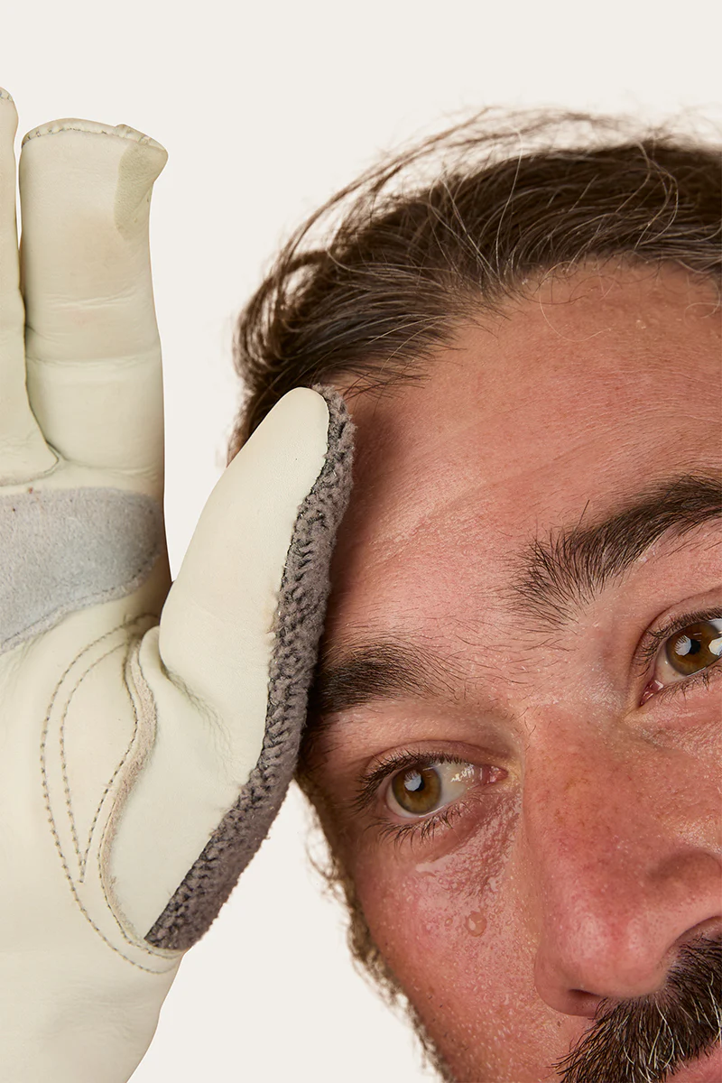 Big Dog Leather Gloves - Ivory