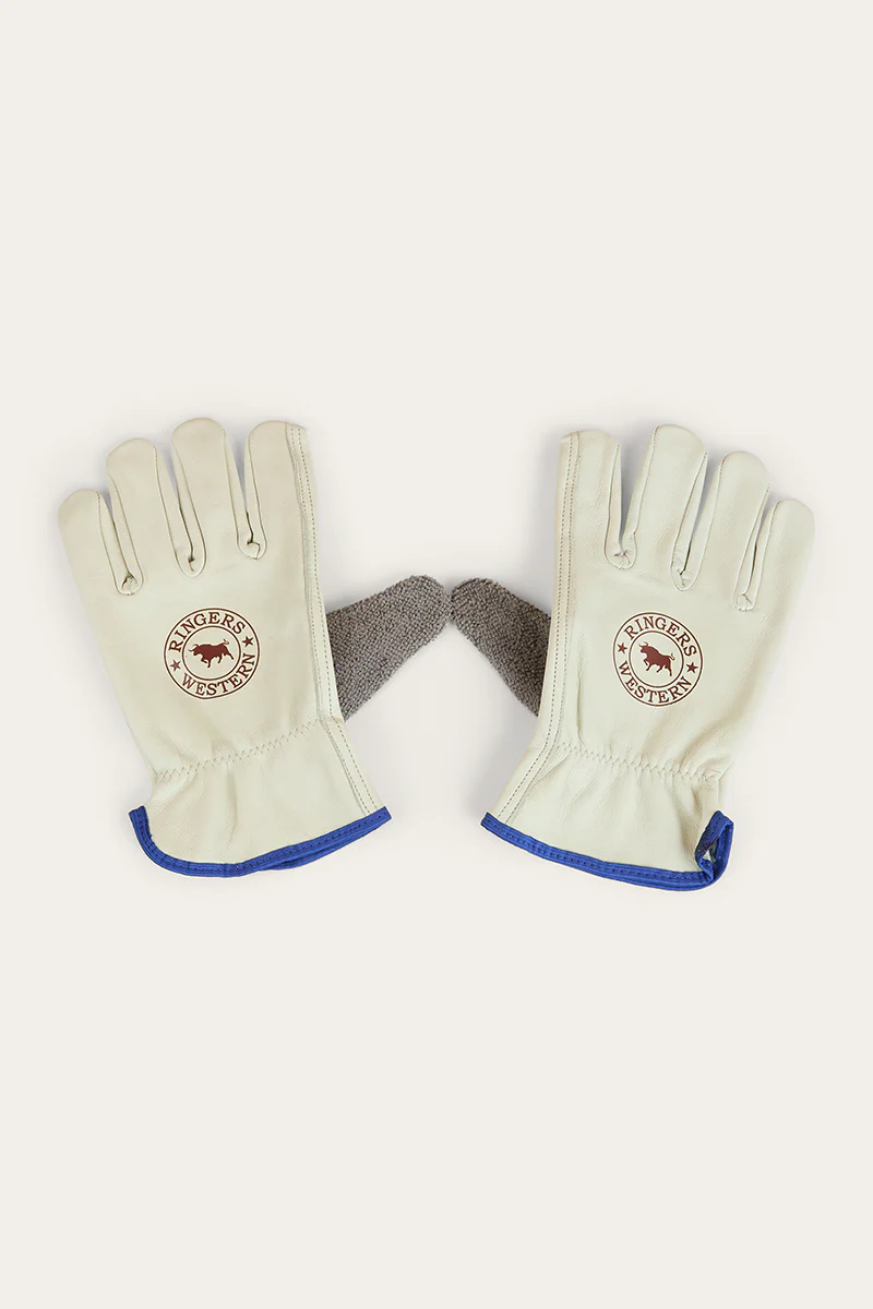 Big Dog Leather Gloves - Ivory