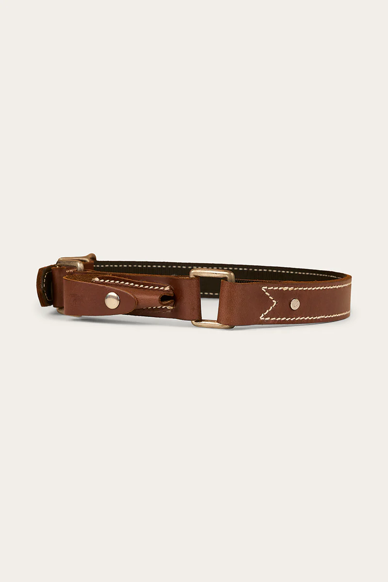 Hobble Belt - Brown / Silver