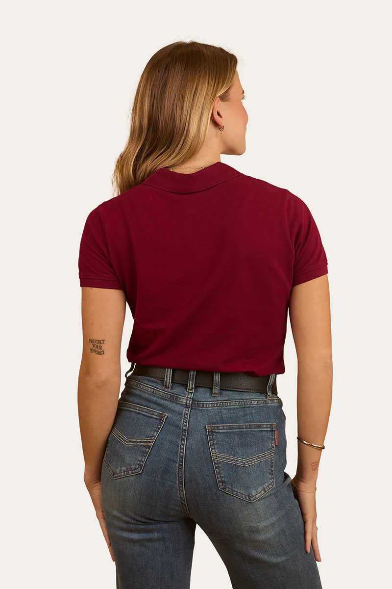 Custom Womens Polo - Burgundy