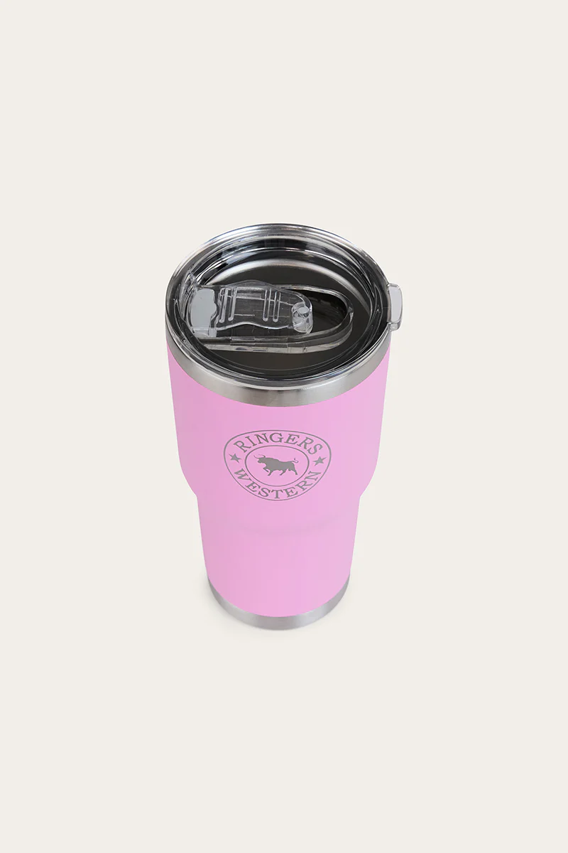 Yarra Powder Coated Insulated Tumbler - Pastel Pink