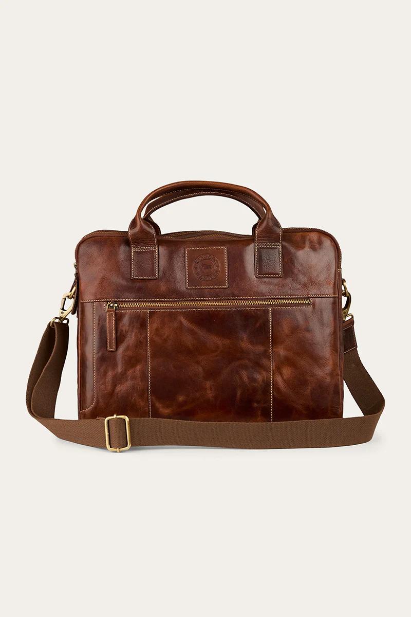 Toro Briefcase - Cognac