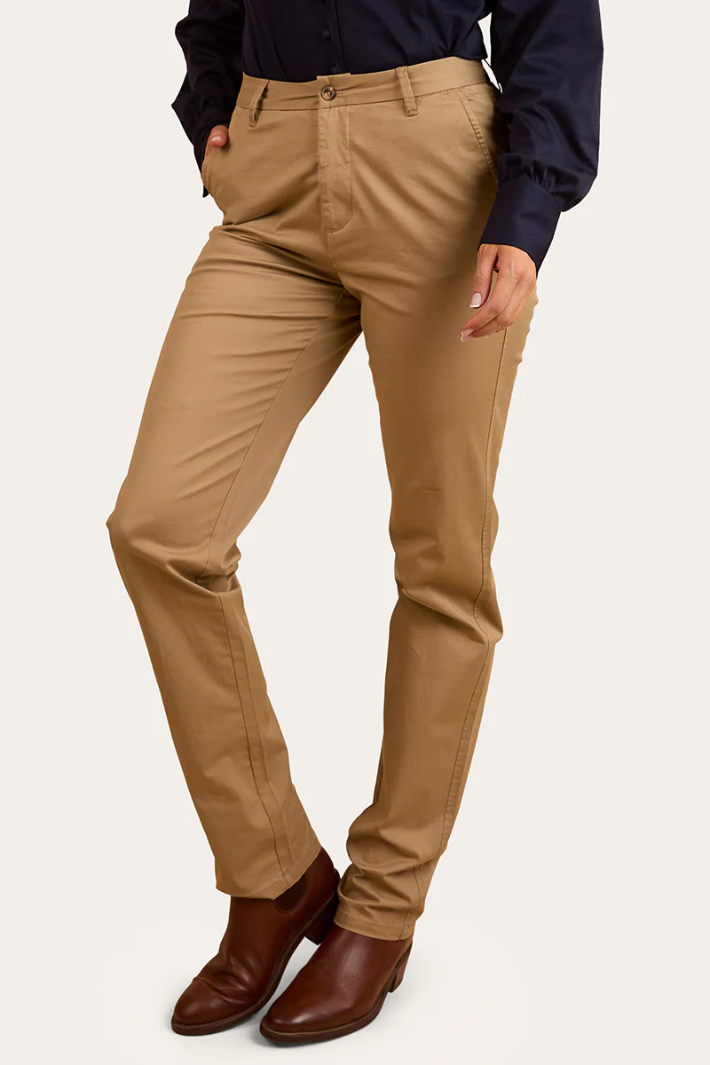 Scottsdale Womens Regular Fit Chino Pant - Clay