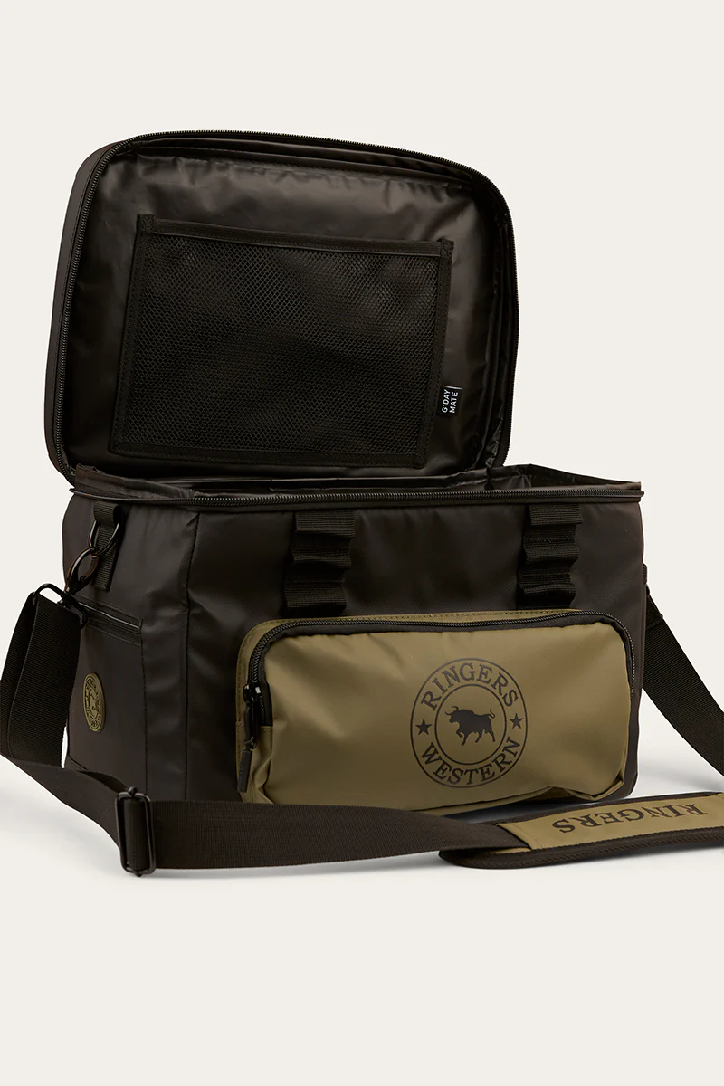 Kununurra Cooler Bag - Black / Military Green