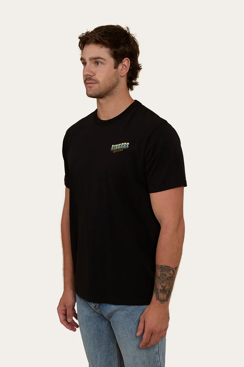 Buckin Barra Mens Loose Fit T-Shirt - Black