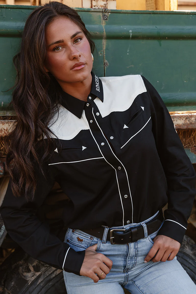 Musgraves Womens Western Shirt - Black