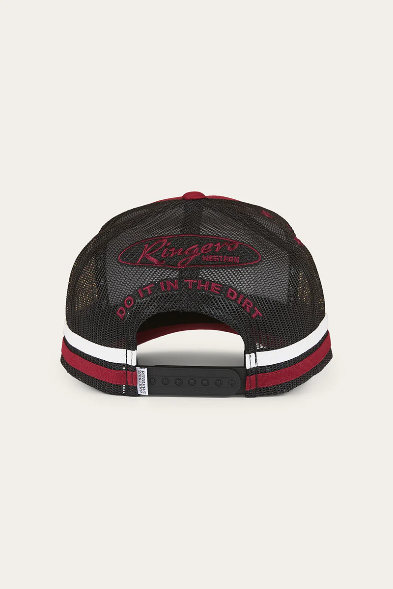 Mud Sweat Beers Deep Fit Trucker Cap - Maroon