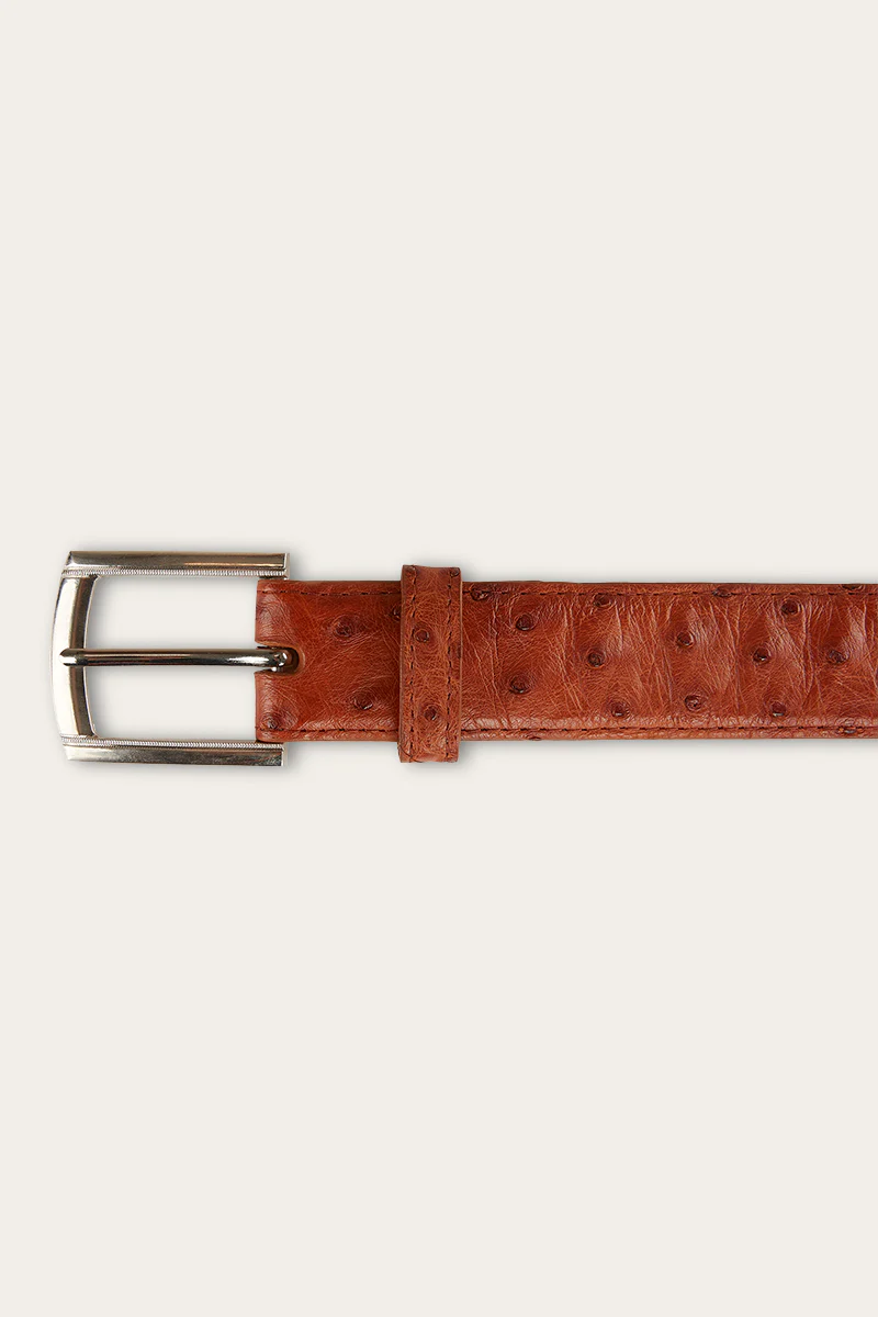 Telford Belt - Chestnut Ostrich