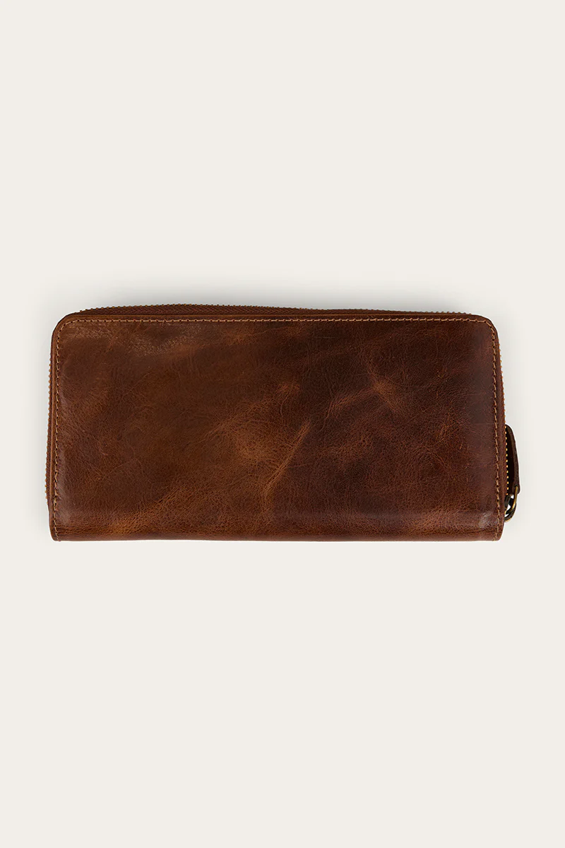 Toro Dama Zip Purse - Cognac