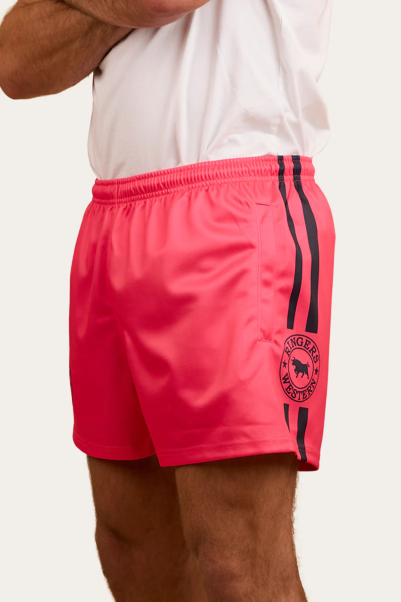 Ringers Footy Shorts - Melon