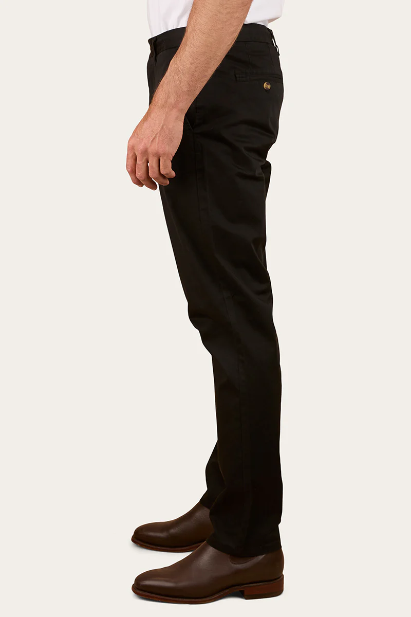 Parsons Mens Slim Fit Chino Pant - Black