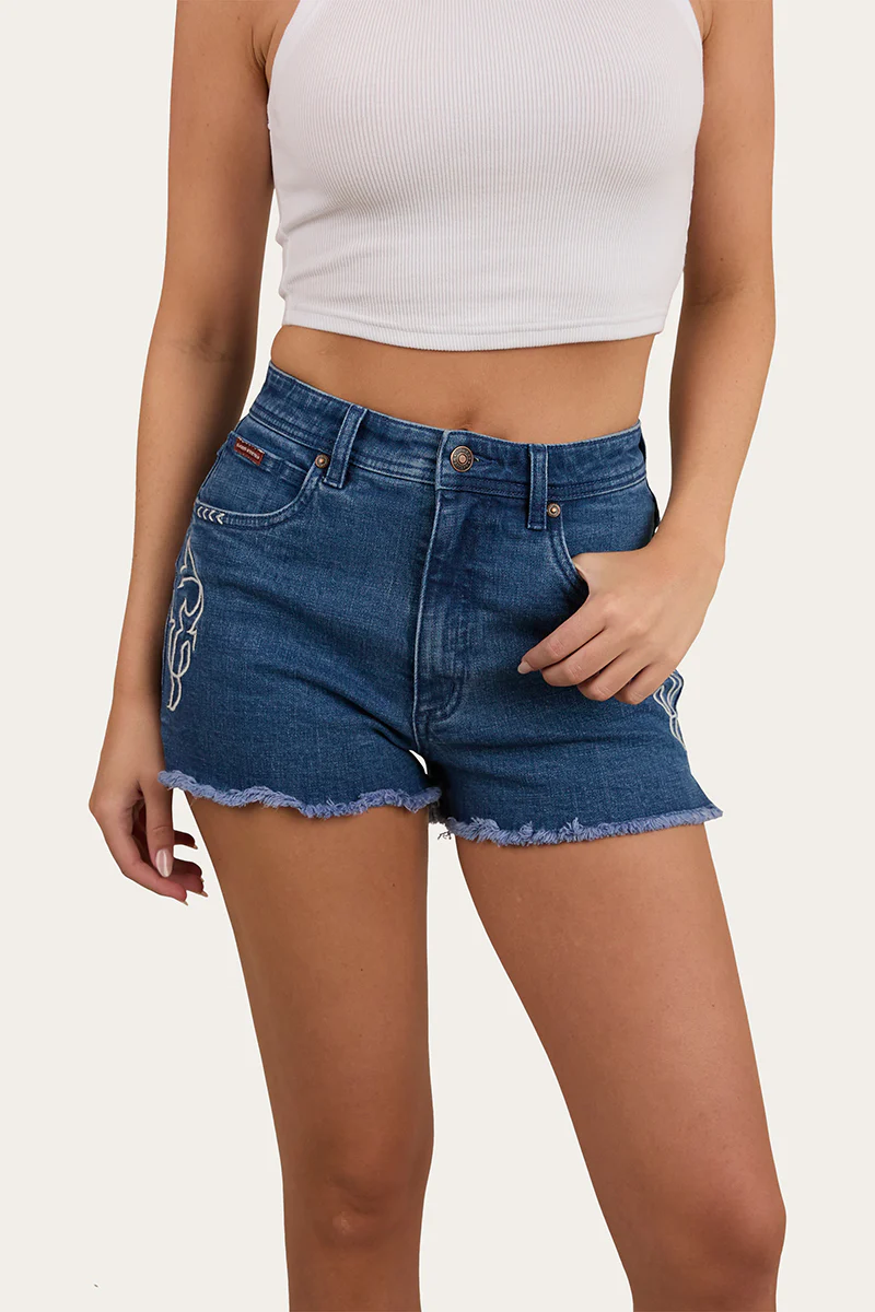 Gracie Womens Denim Short - True Blue