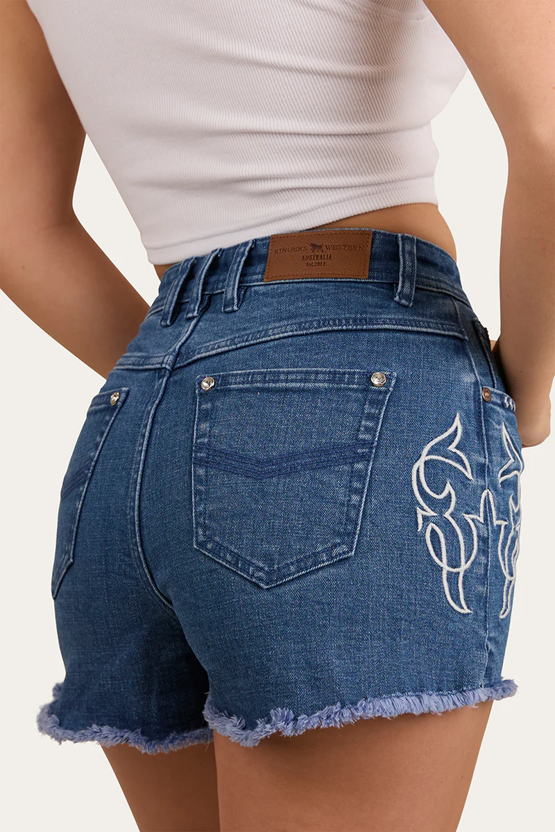 Gracie Womens Denim Short - True Blue