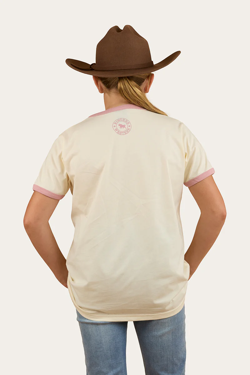 Country Music Kids Ringer T-Shirt - Bone